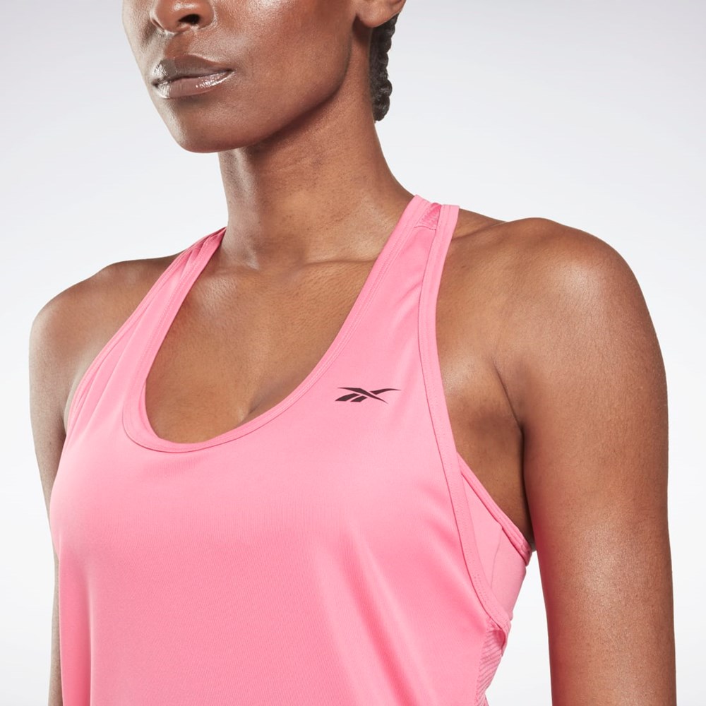 Reebok Mesh Back Tank Top Rosa | DELCQB-906