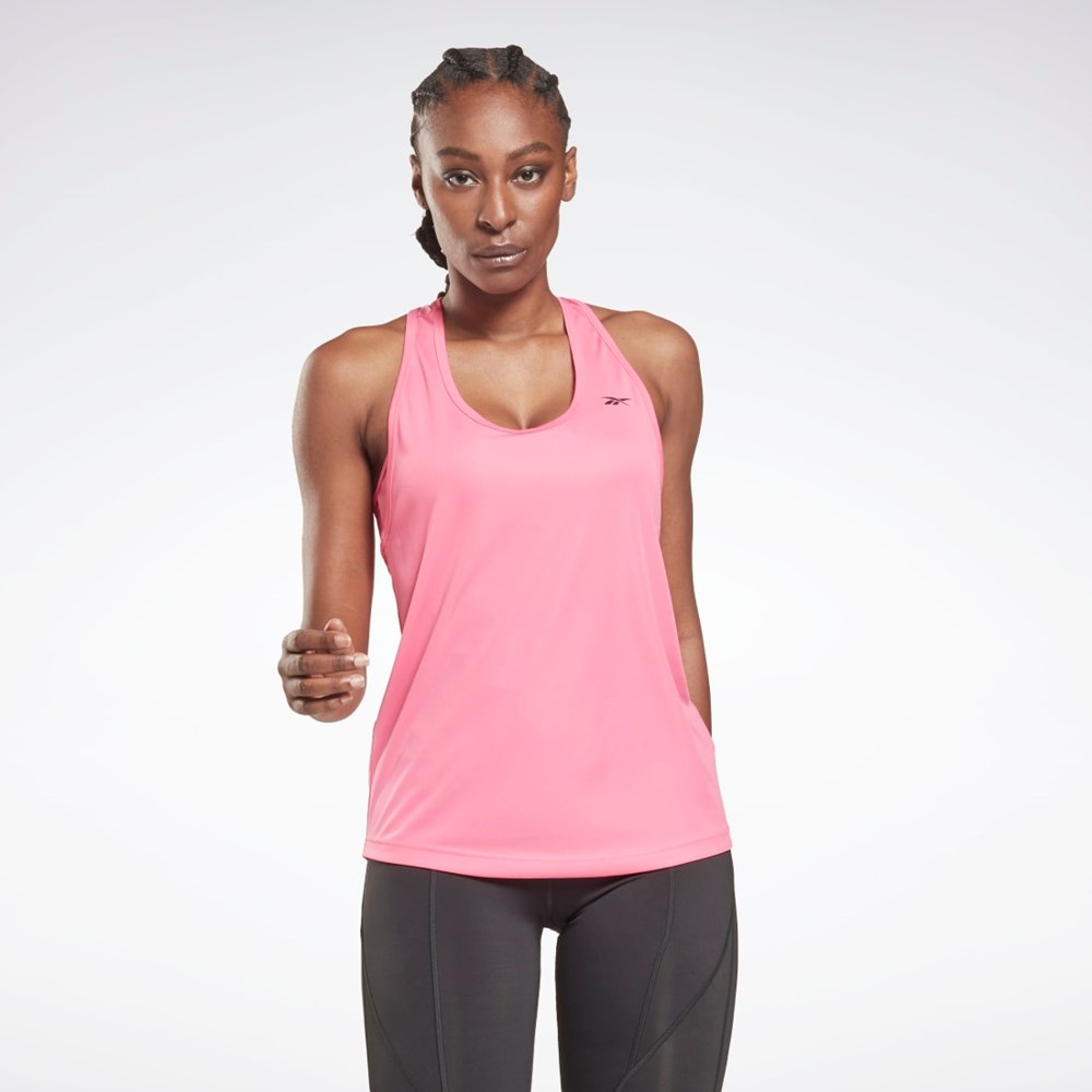 Reebok Mesh Back Tank Top Rosa | DELCQB-906