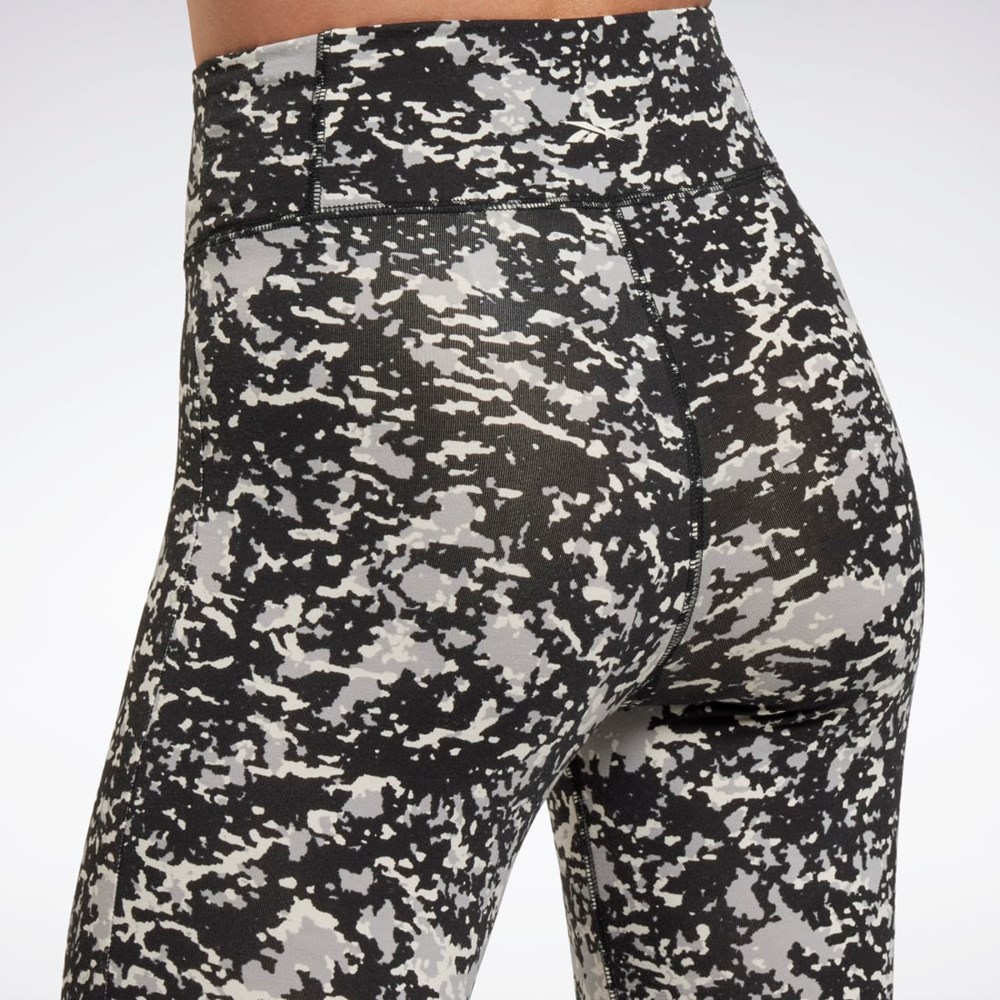 Reebok Modern Safari Bomull Leggings Svarte | PSALNM-091