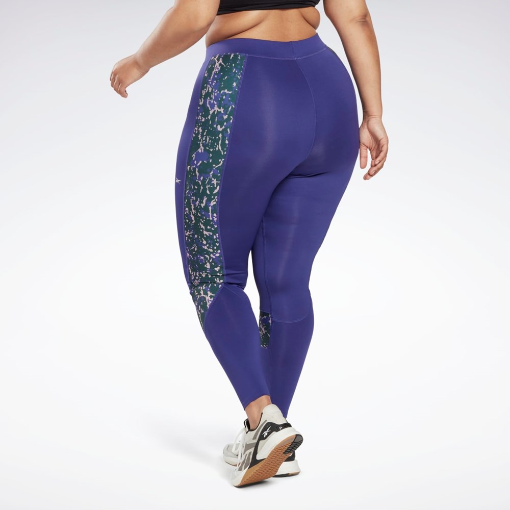 Reebok Modern Safari Leggings (Plus Size) Lilla | JLPQRV-856