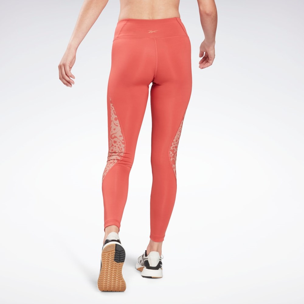 Reebok Modern Safari Leggings Rhodonite | QXMWCR-082