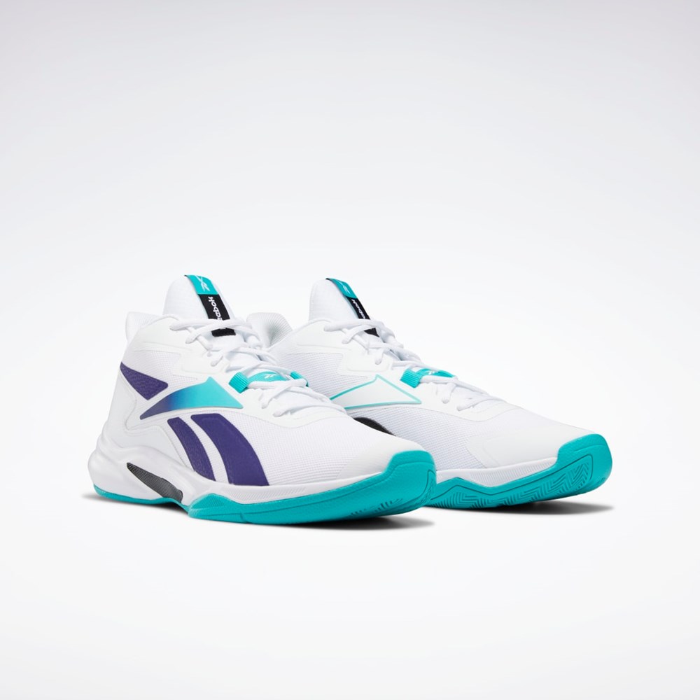 Reebok More Buckets Basketball Shoes Hvite Lilla | WNXMJB-610