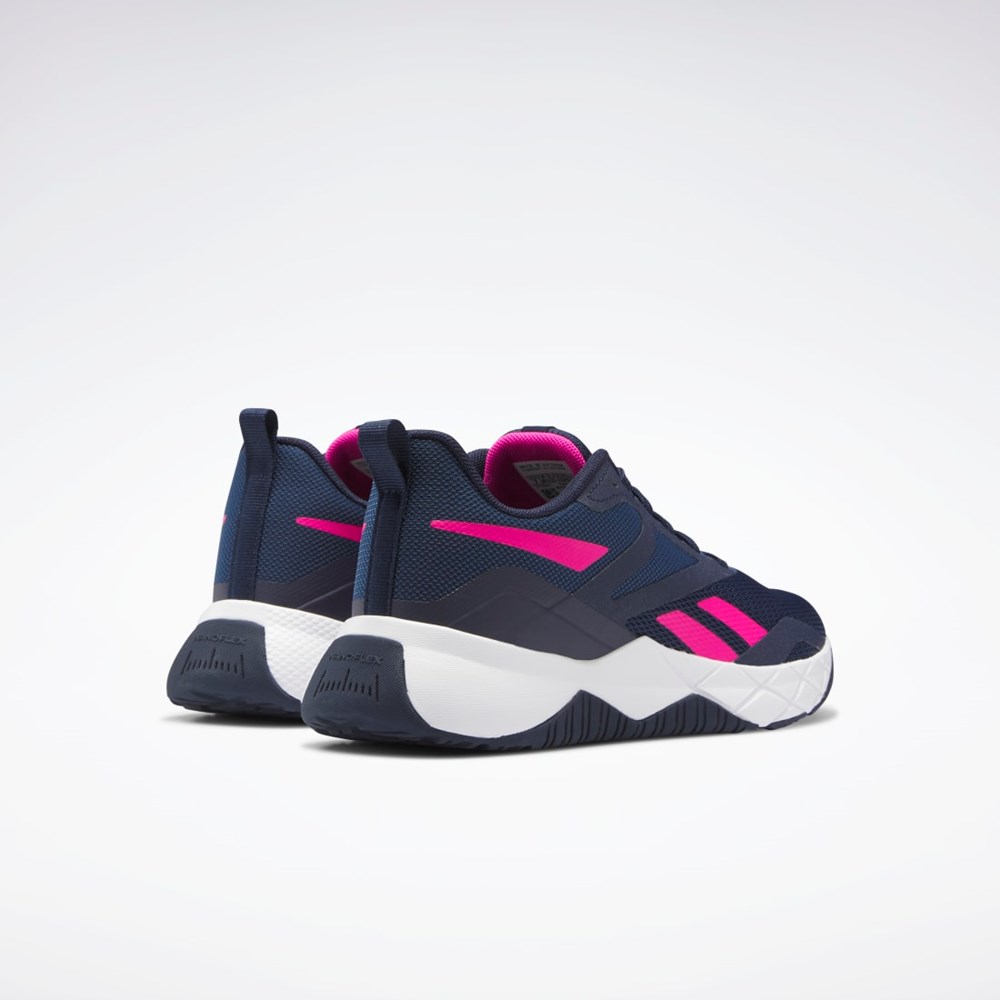 Reebok NFX Trenings Shoes Marineblå Blå Rosa | YJFQUS-569