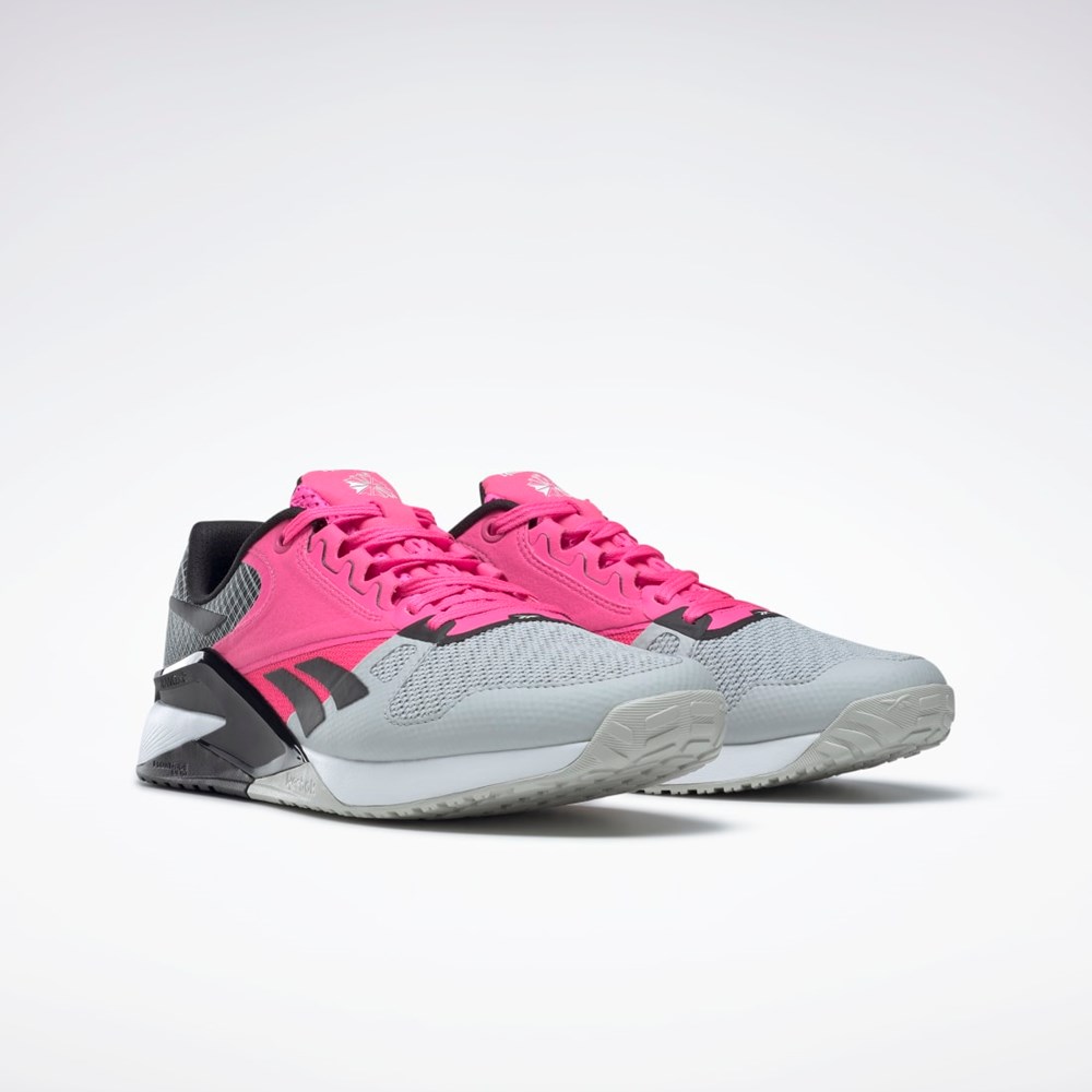 Reebok Nano 6000 Trenings Shoes Grå Rosa Svarte | UDVXKF-762