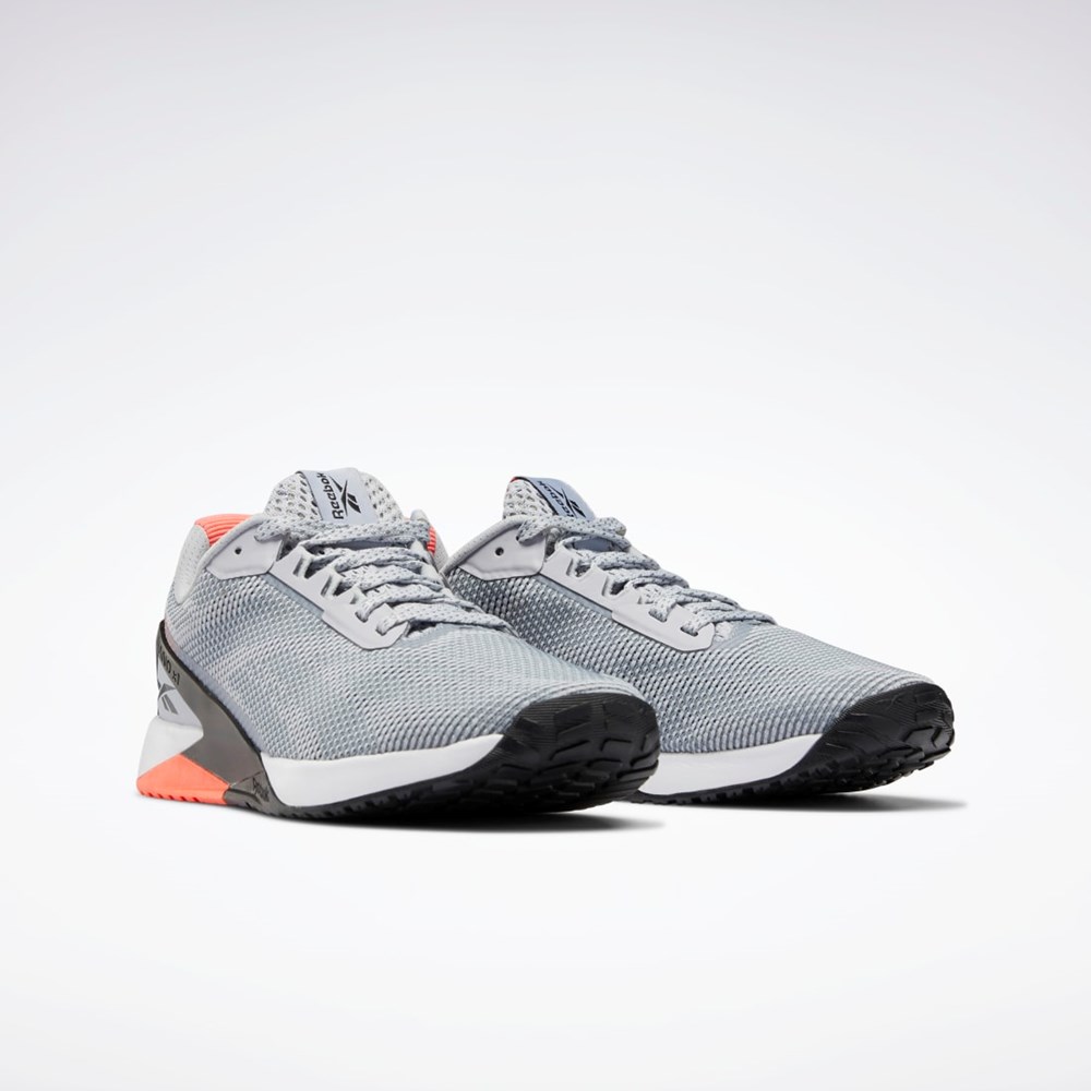 Reebok Nano X1 Grit Trenings Shoes Grå Svarte Oransje | DBMGJR-315