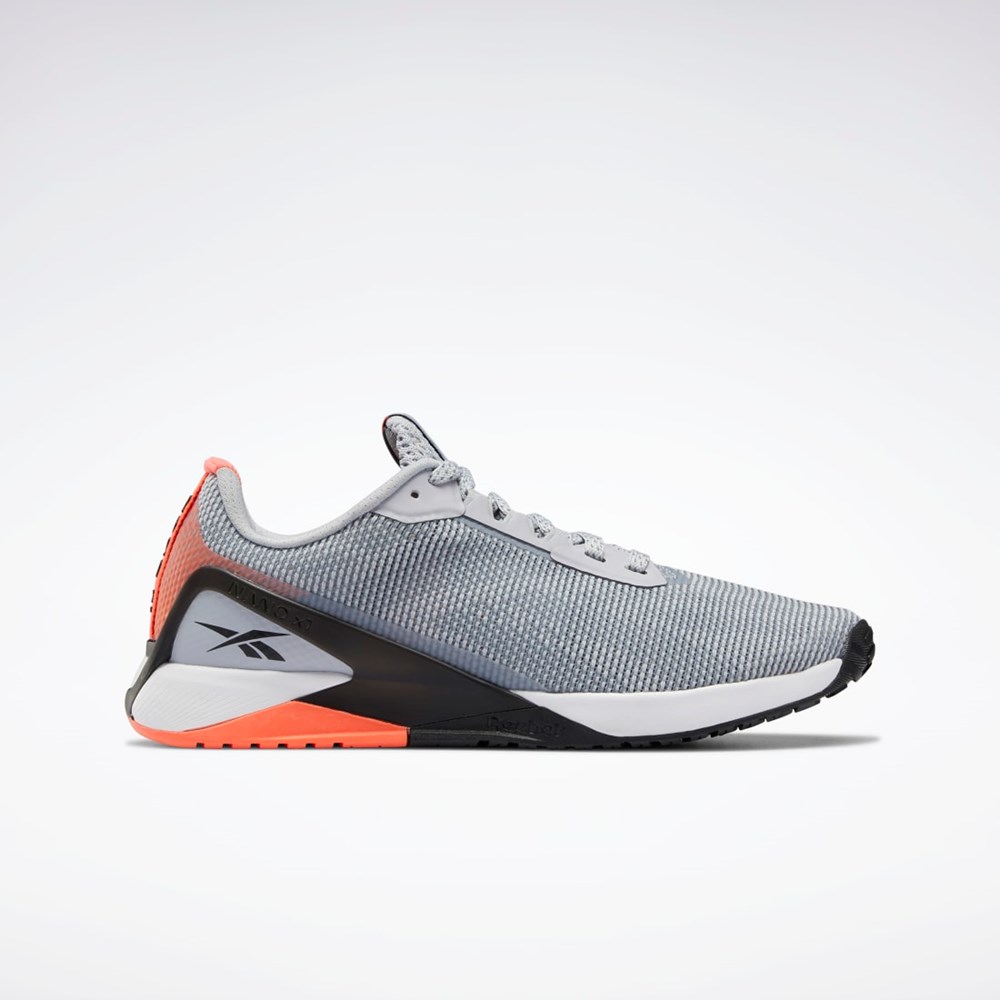 Reebok Nano X1 Grit Trenings Shoes Grå Svarte Oransje | DBMGJR-315