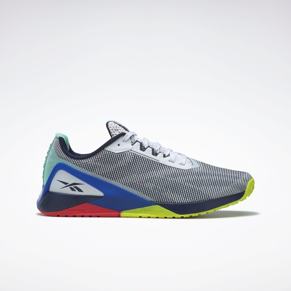 Reebok Nano X1 Grit Trenings Shoes Hvite Marineblå Blå | HMXZCL-274