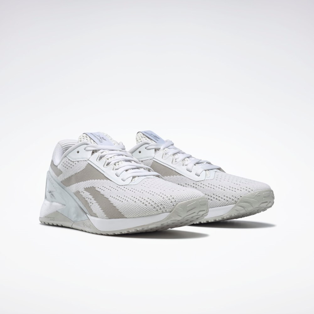 Reebok Nano X1 Trenings Shoes Hvite Hvite Grå | SYOQDV-175