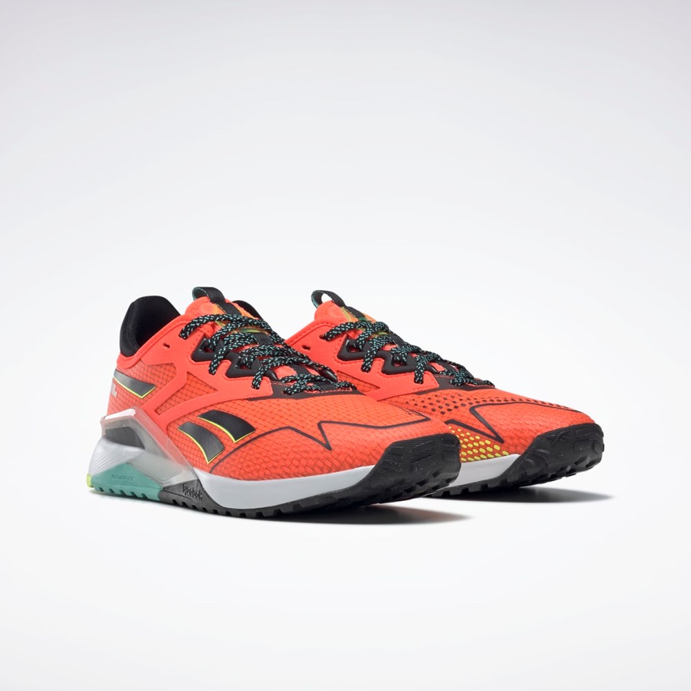 Reebok Nano X2 TR Adventure Trenings Shoes Oransje Svarte Gul | LMEOGN-805