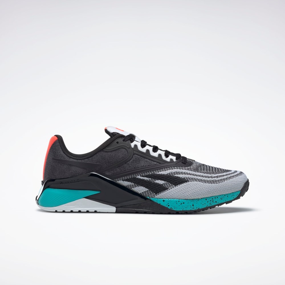 Reebok Nano X2 Trenings Shoes Svarte Hvite Grå | SAFQUW-790