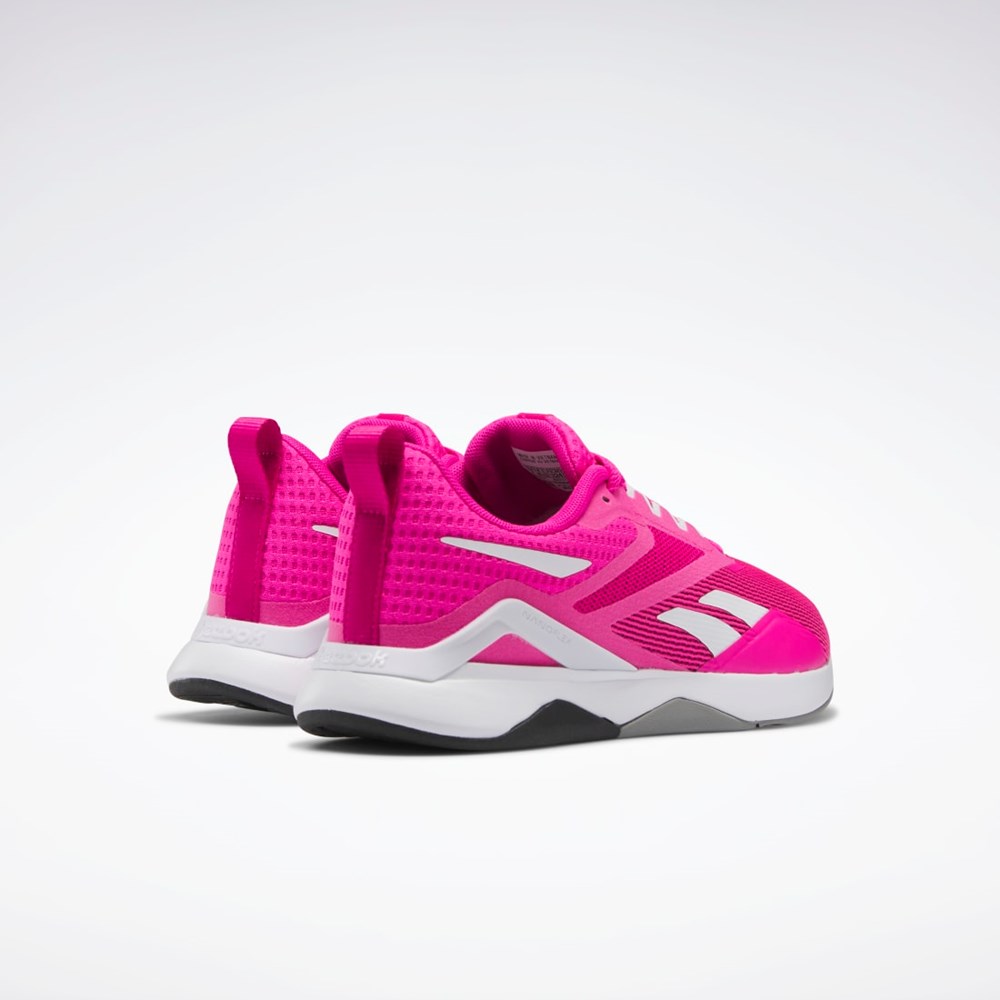 Reebok Nanoflex TR 2.0 Trenings Shoes Rosa Hvite Grå | LWMADU-079