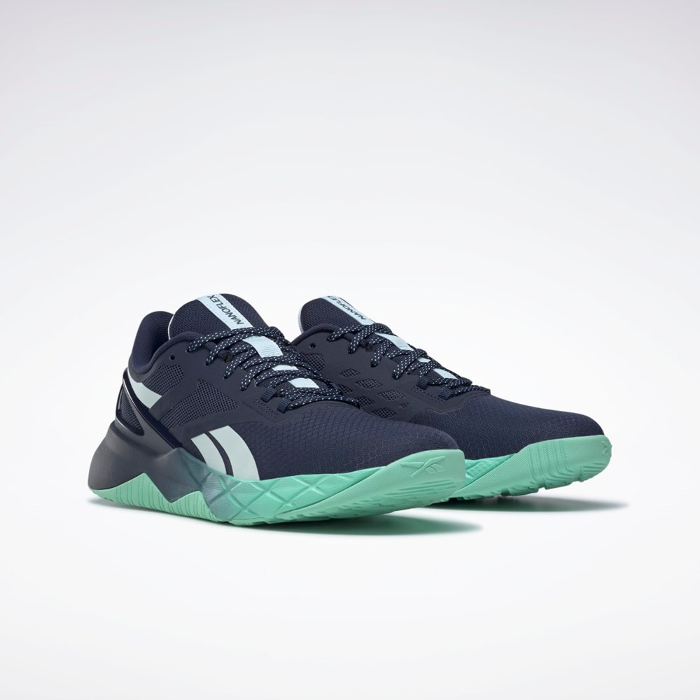 Reebok Nanoflex TR Trenings Shoes Marineblå Mint | BKPIAV-746