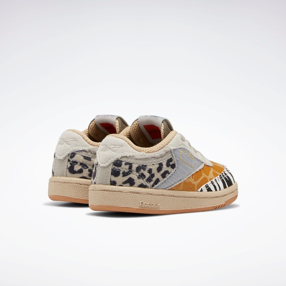 Reebok National Geographic Club C Shoes - Toddler Oatmeal / Sand Stone / Soft Camel | GJPEBO-540