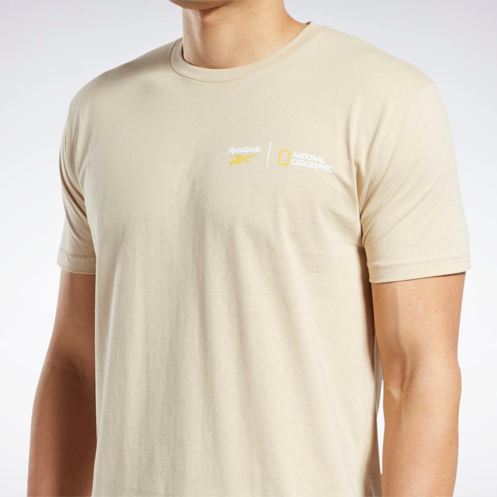 Reebok National Geographic Kort Sleeve T-Shirt Multi | EUASGR-986