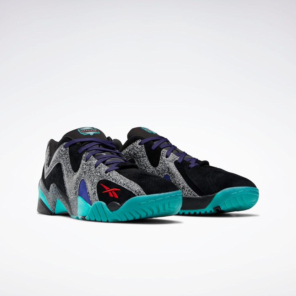 Reebok Nice Kicks Kamikaze II Low Basketball Shoes Svarte Rød Grå | LWZTVY-152