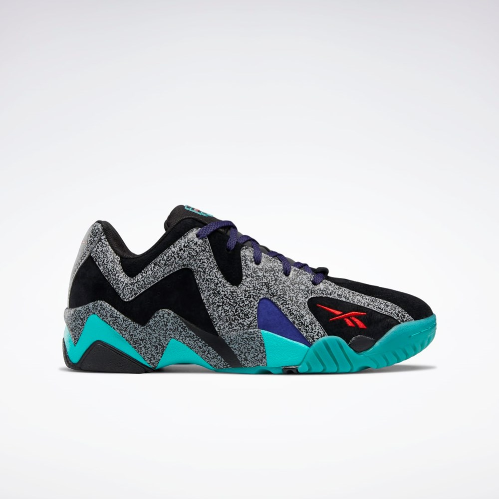 Reebok Nice Kicks Kamikaze II Low Basketball Shoes Svarte Rød Grå | LWZTVY-152