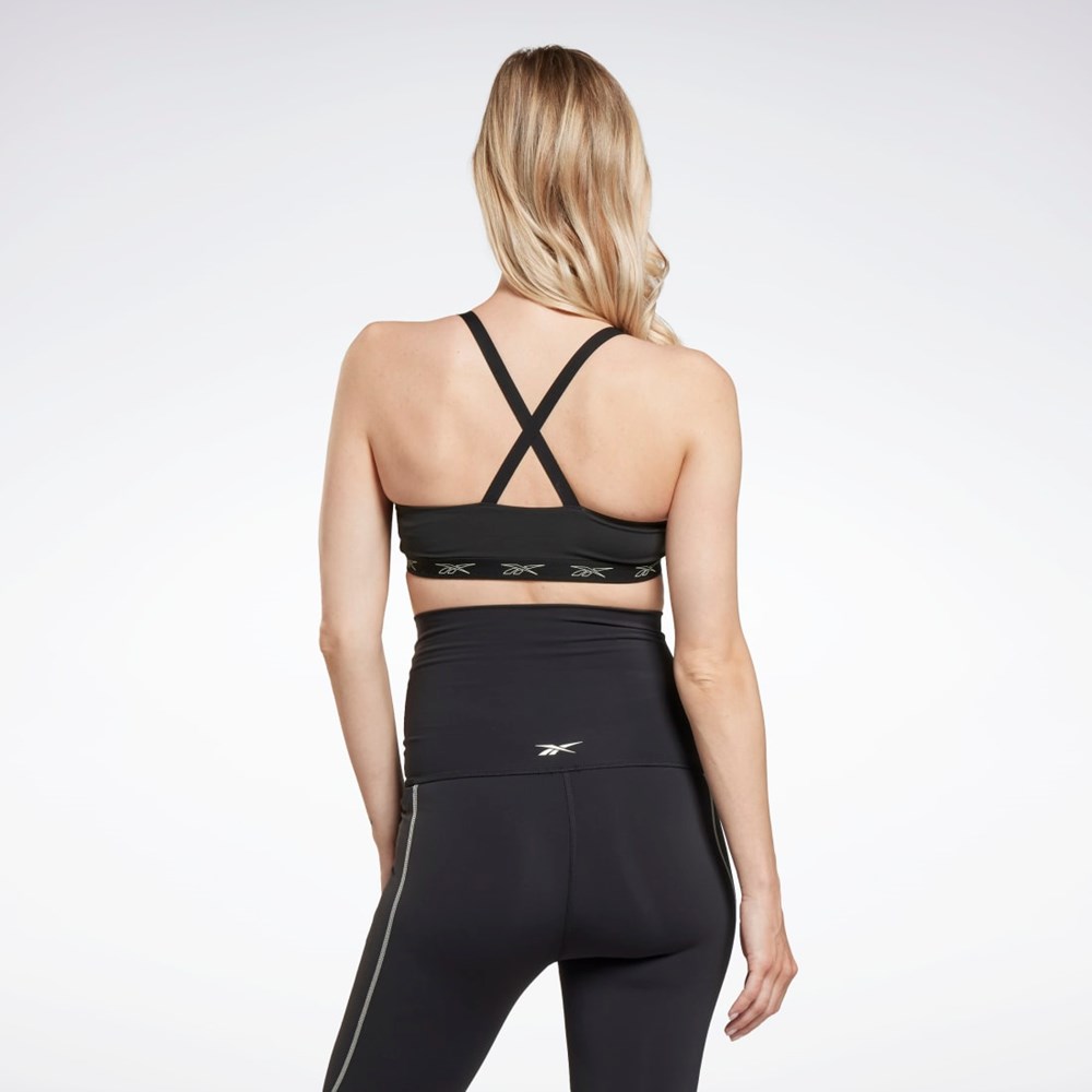 Reebok Nursing Sports Bra Svarte | AQKMRU-463