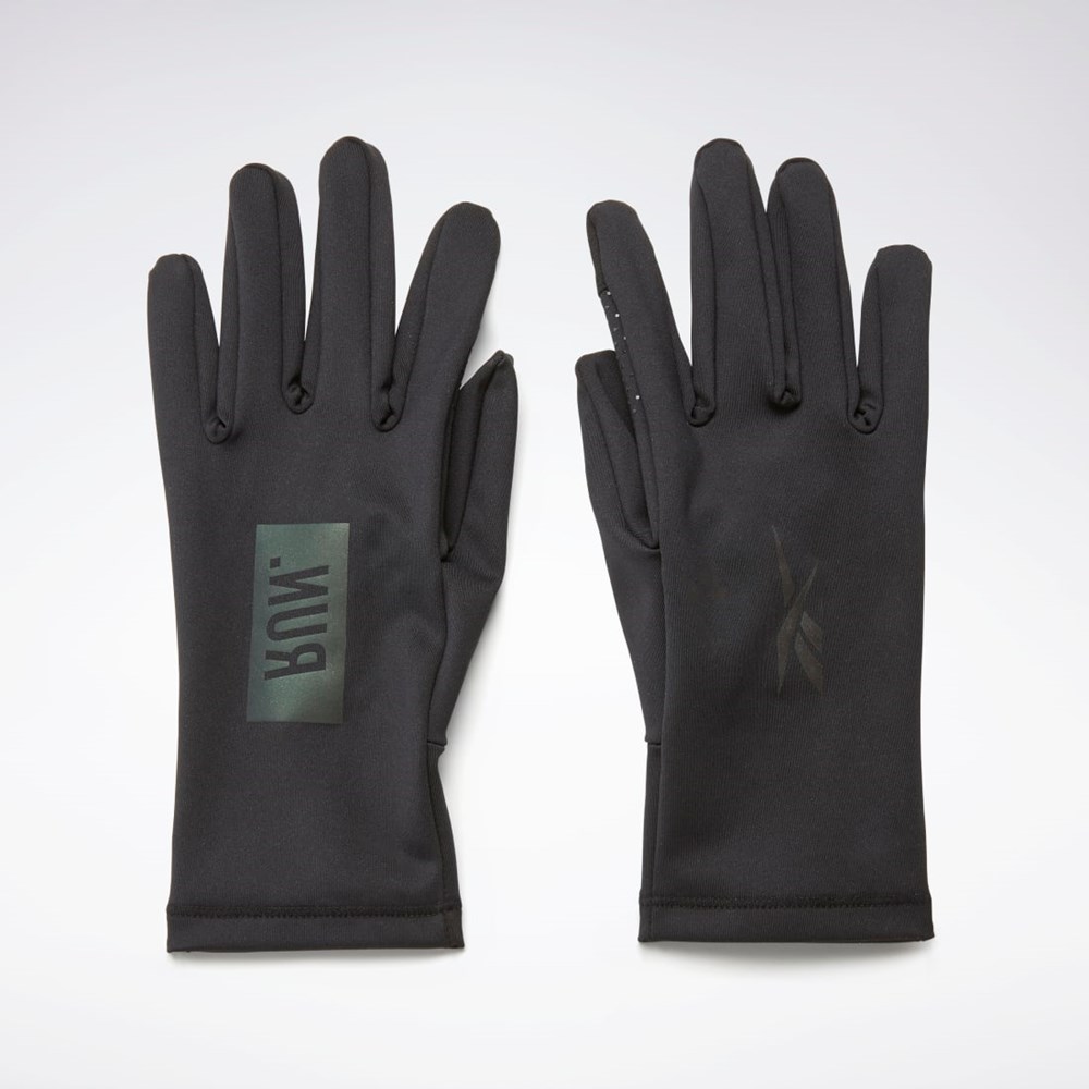 Reebok OS Run Gloves Svarte | EVPWGJ-362