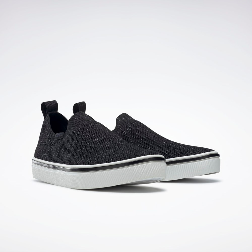 Reebok OnLux Slip-On Shoes Svarte Grå Hvite | BJSRCH-028