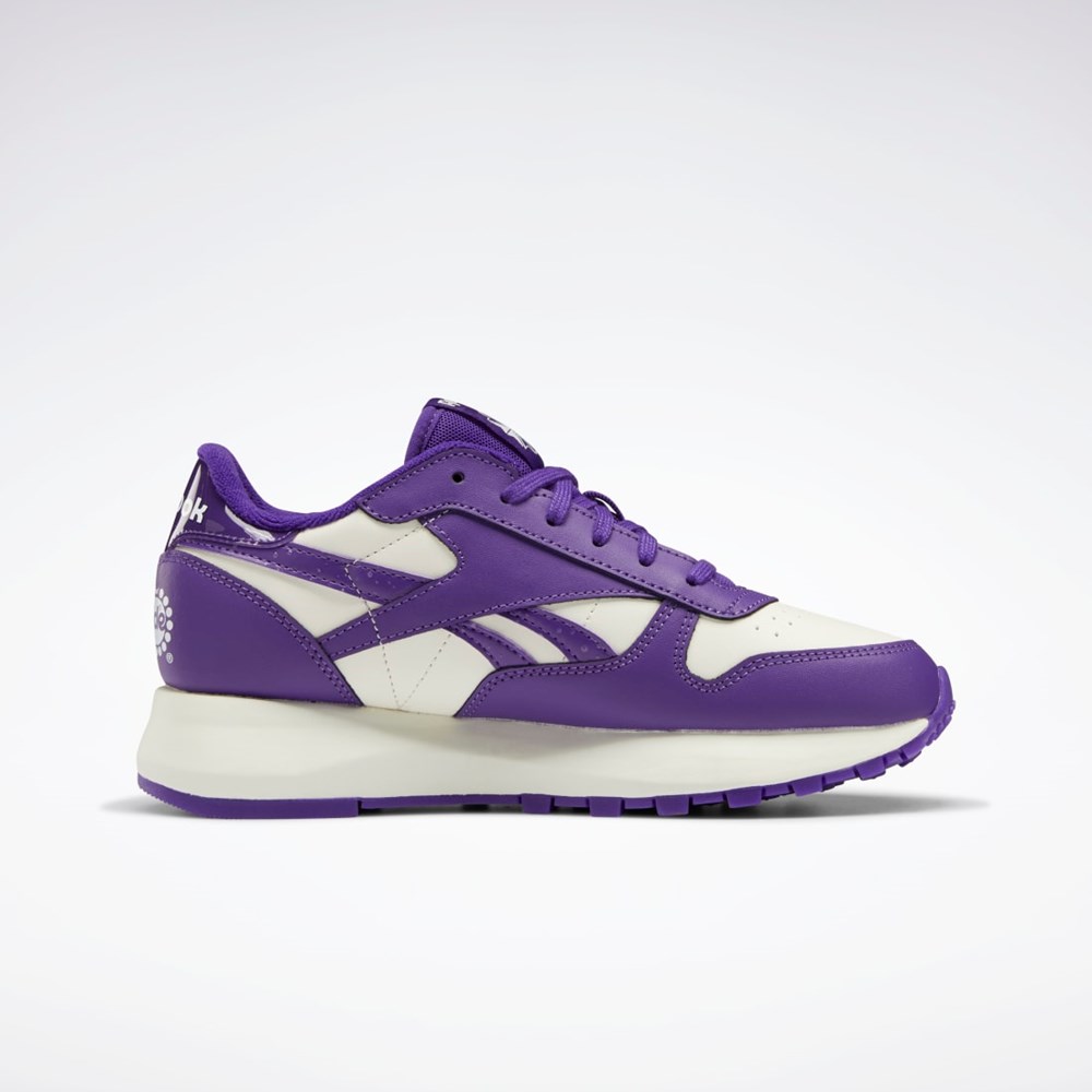 Reebok Popsicle Classic Leather SP Shoes Lilla Lilla | ZDXOAP-419