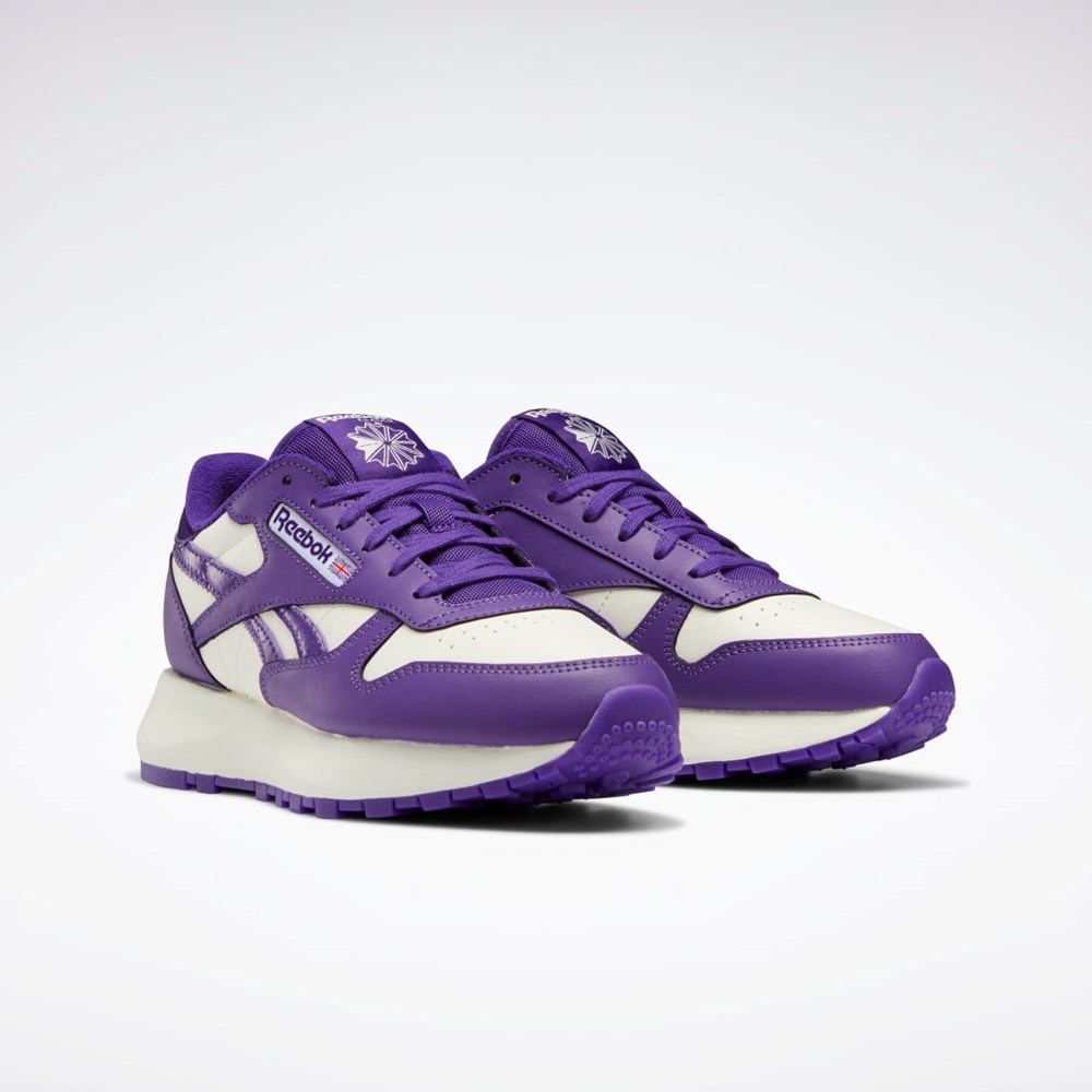 Reebok Popsicle Classic Leather SP Shoes Lilla Lilla | ZDXOAP-419