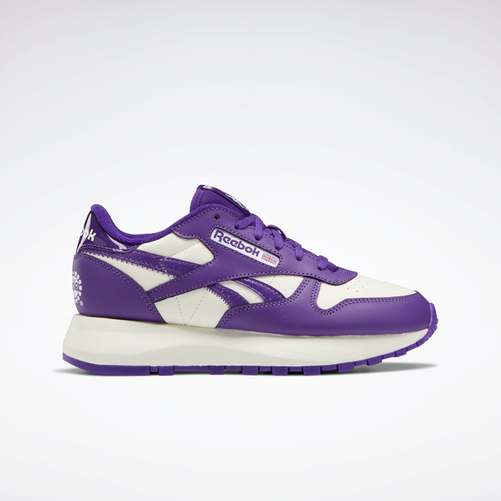 Reebok Popsicle Classic Leather SP Shoes Lilla Lilla | ZDXOAP-419