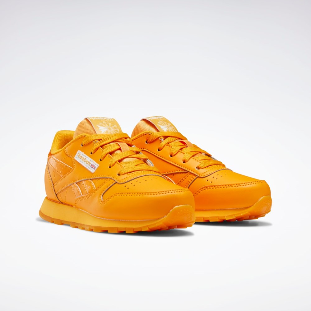 Reebok Popsicle Classic Leather Shoes - Preschool Semi Fire Spark / Semi Fire Spark / Semi Fire Spark | AXJDRW-037