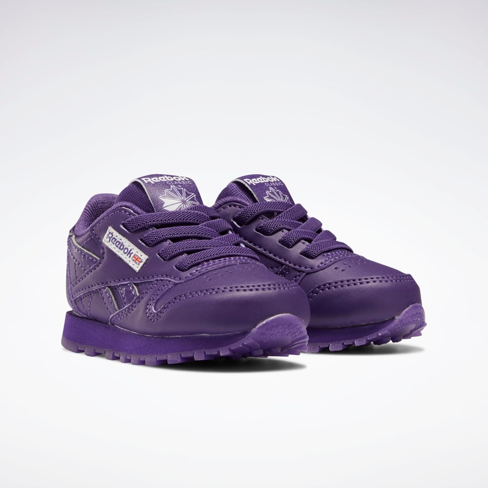 Reebok Popsicle Classic Leather Shoes - Toddler Lilla Lilla Lilla | KPFUBS-065