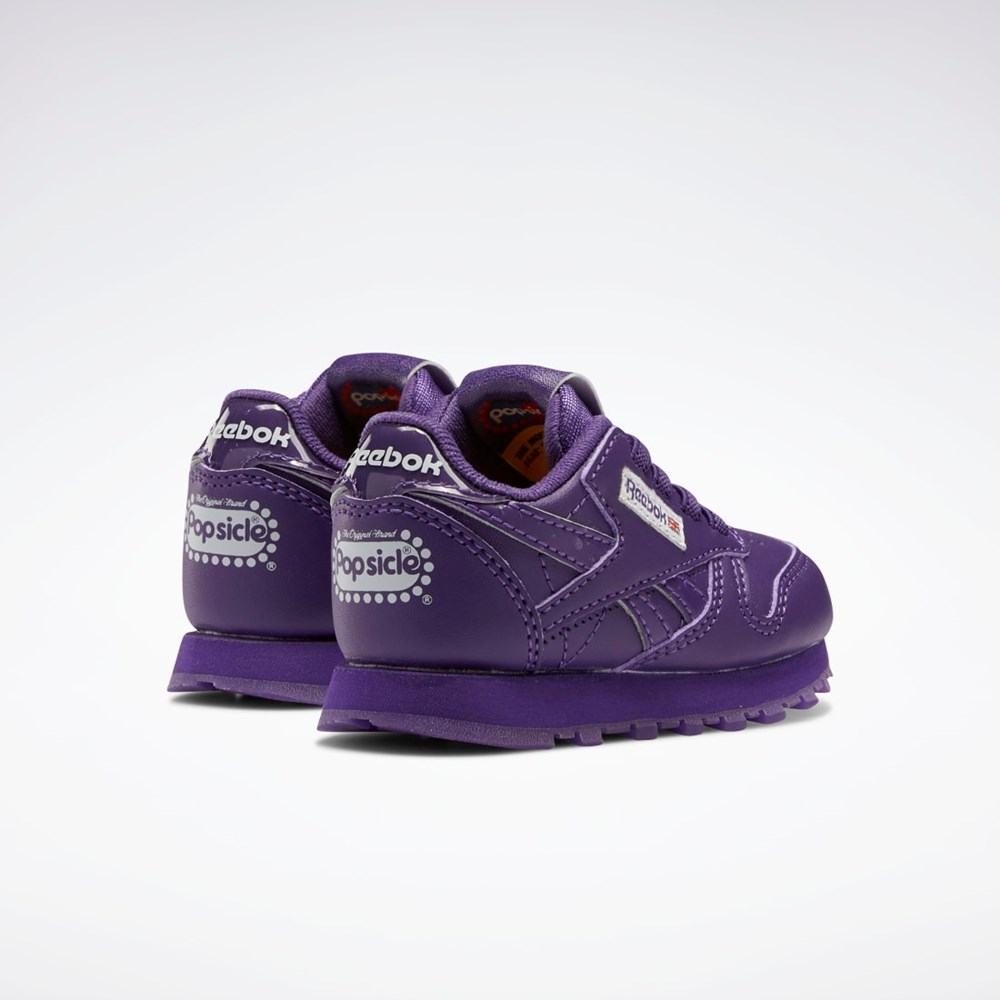 Reebok Popsicle Classic Leather Shoes - Toddler Lilla Lilla Lilla | KPFUBS-065