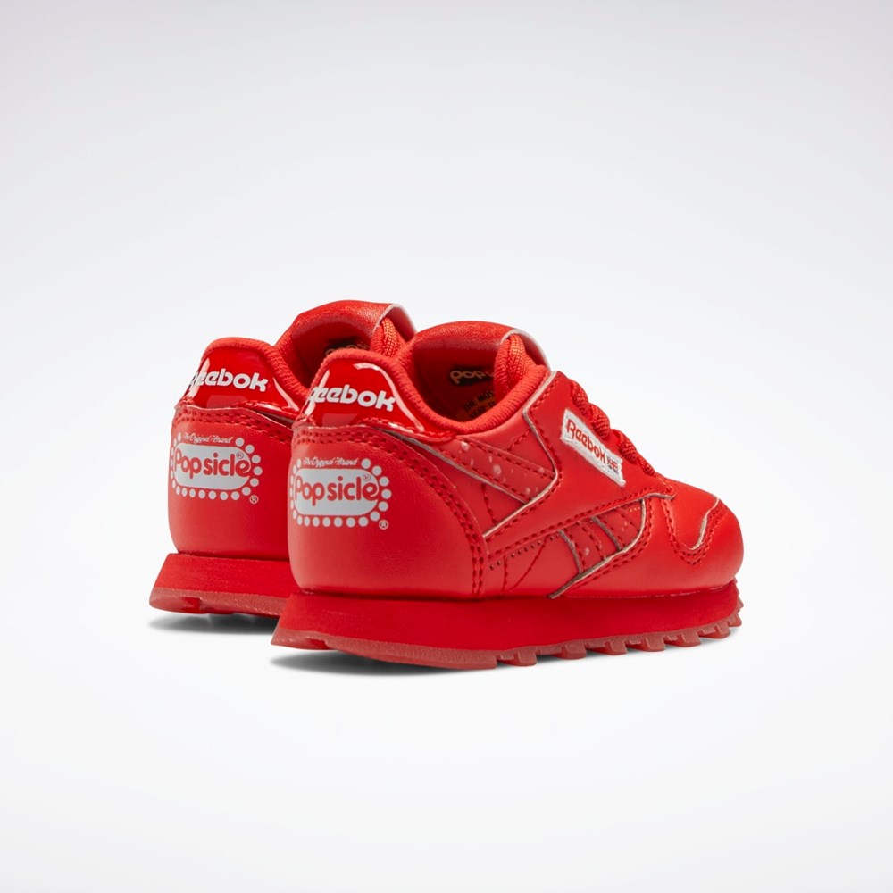 Reebok Popsicle Classic Leather Shoes - Toddler Rød Rød Rød | NAPVYJ-217