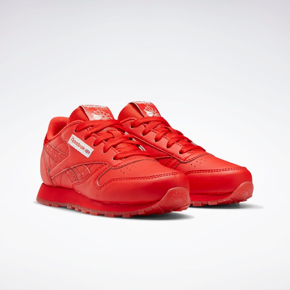 Reebok Popsicle Classic Leather Shoes - Preschool Rød Rød Rød | VRAMJE-164