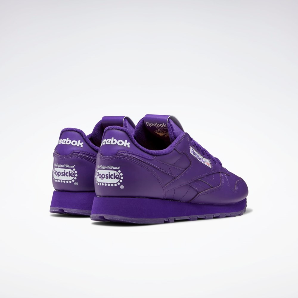 Reebok Popsicle Classic Leather Shoes Lilla Lilla Lilla | RKWHJD-165