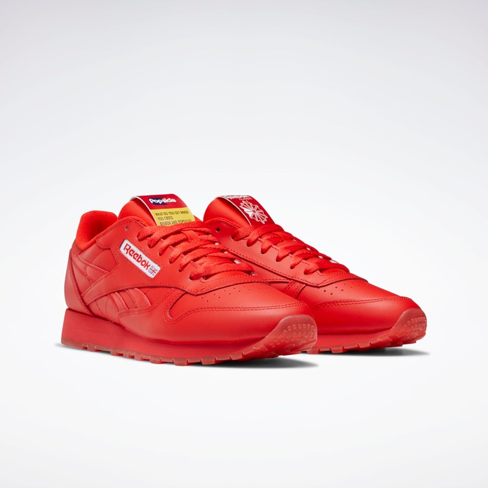 Reebok Popsicle Classic Leather Shoes Rød Rød Rød | KODMLF-527