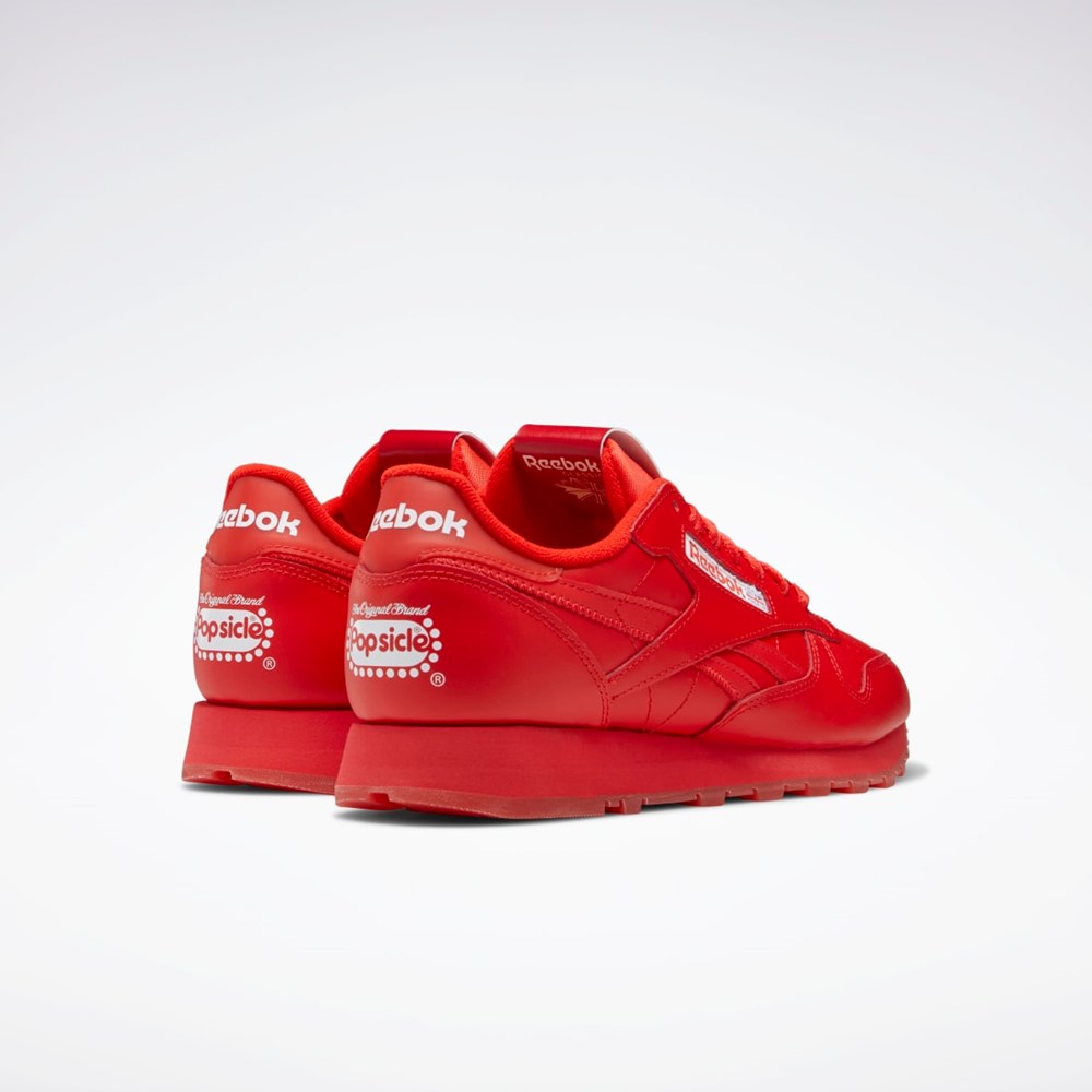 Reebok Popsicle Classic Leather Shoes Rød Rød Rød | KODMLF-527