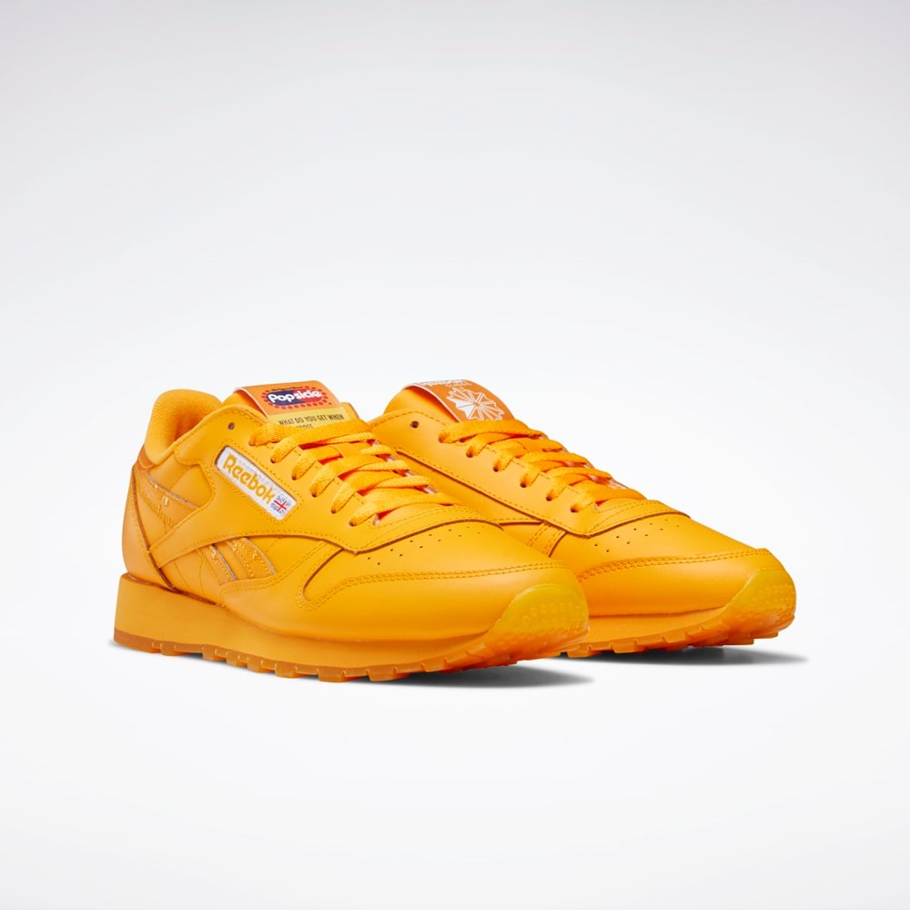 Reebok Popsicle Classic Leather Shoes Semi Fire Spark / Semi Fire Spark / Semi Fire Spark | XBMHUY-480