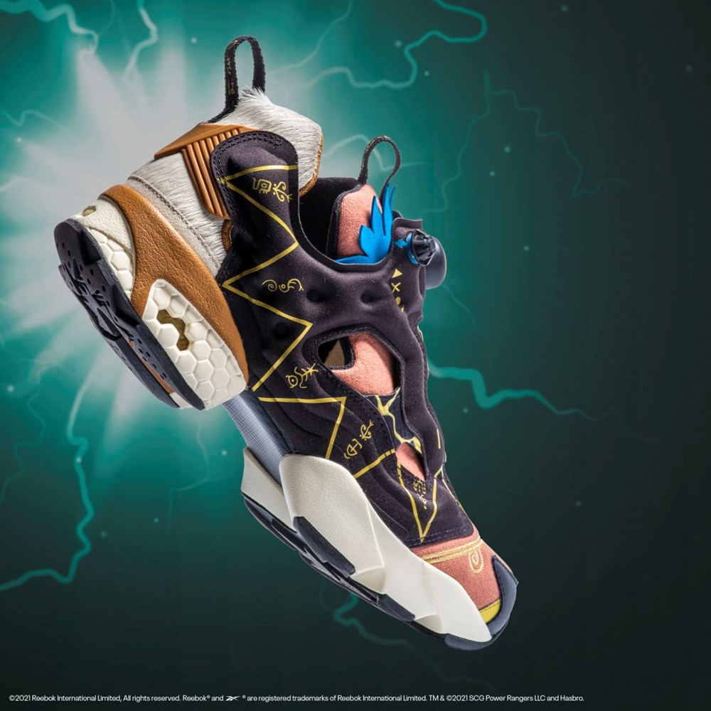 Reebok Power Rangers Instapump Fury 94 Shoes Svarte Gull | MEKTSL-198