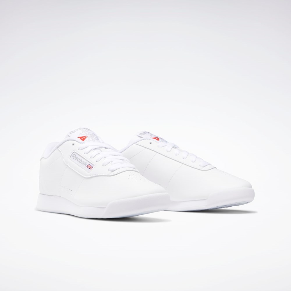 Reebok Princess Brede Shoes Hvite | DSWTIG-548