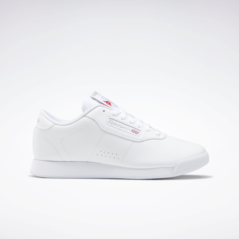 Reebok Princess Brede Shoes Hvite | DSWTIG-548