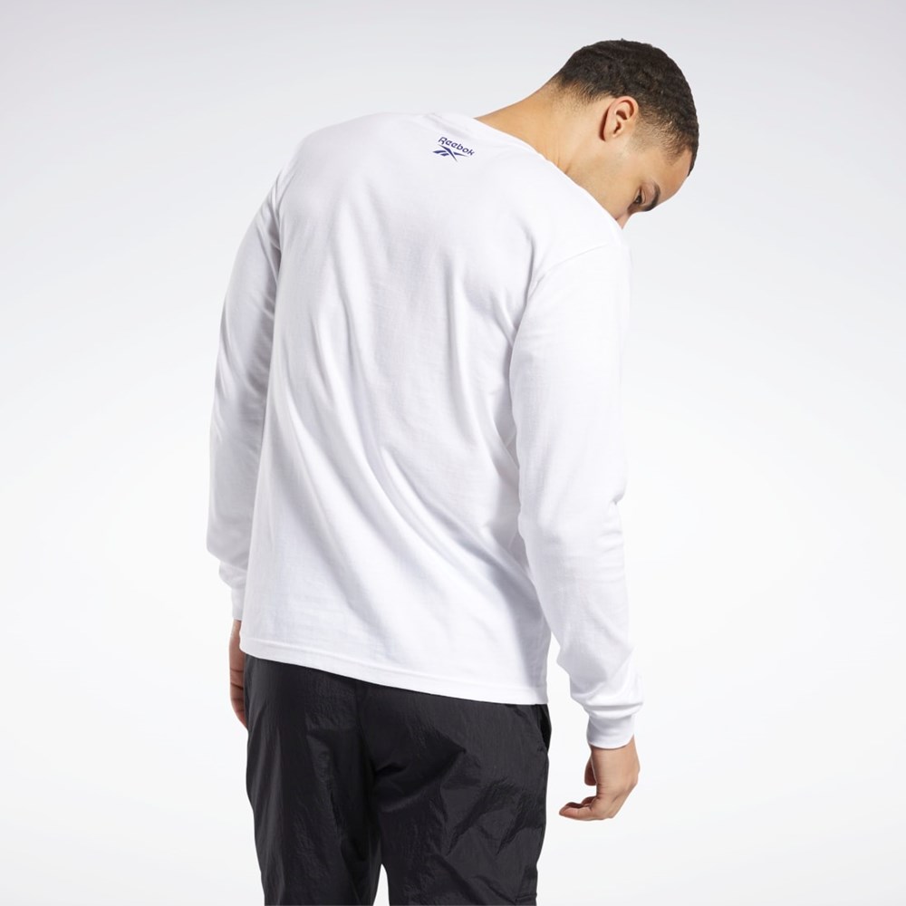 Reebok QT Iverson The Crossover Long Sleeve Crew T-Shirt Multi | HQBLEZ-609