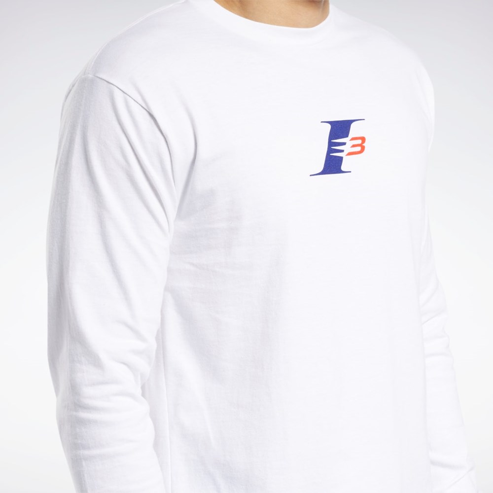 Reebok QT Iverson The Crossover Long Sleeve Crew T-Shirt Multi | HQBLEZ-609