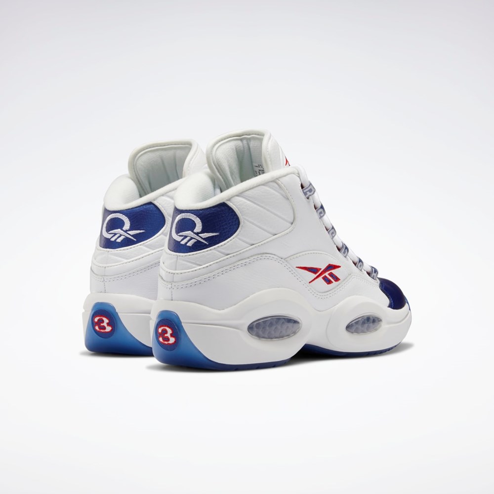 Reebok Question Mid Basketball Shoes Hvite | LFHIOR-543