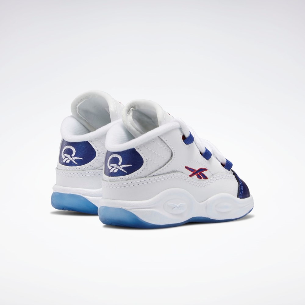 Reebok Question Mid Shoes - Toddler Hvite Rød | BJZYGM-160