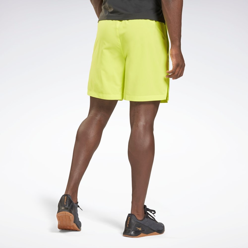 Reebok Reebok Austin Shorts Gul | XTJZVW-381