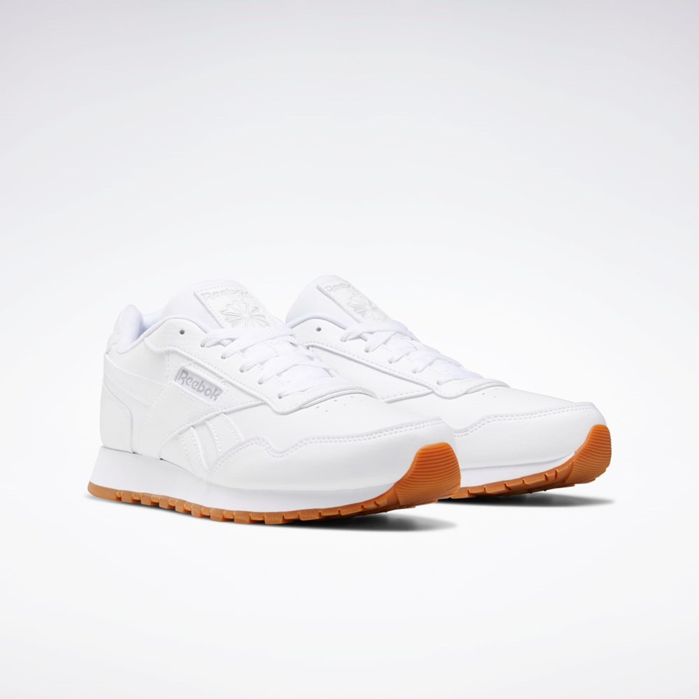 Reebok Reebok Classic Harman Run Shoes Us-White / Steel / Gum | GRDVAC-398