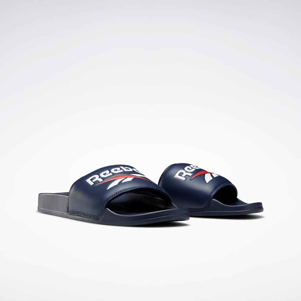 Reebok Reebok Classic Slides Marineblå Hvite Rød | MSXWLY-729