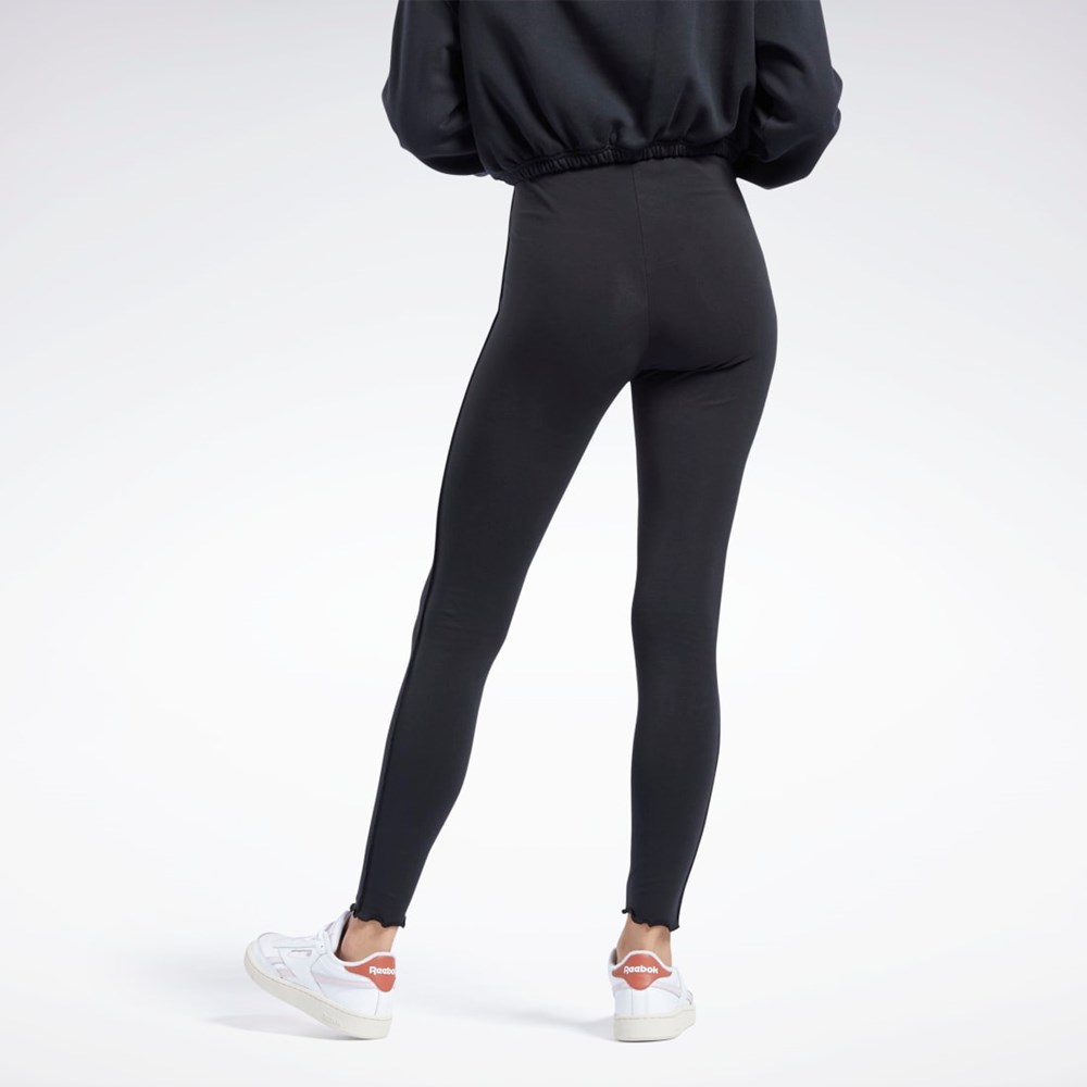 Reebok Reebok Classics High-Rise Leggings Svarte | CGEAZS-893