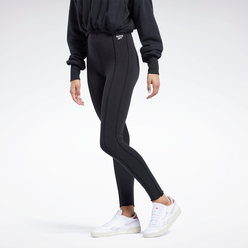 Reebok Reebok Classics High-Rise Leggings Svarte | CGEAZS-893