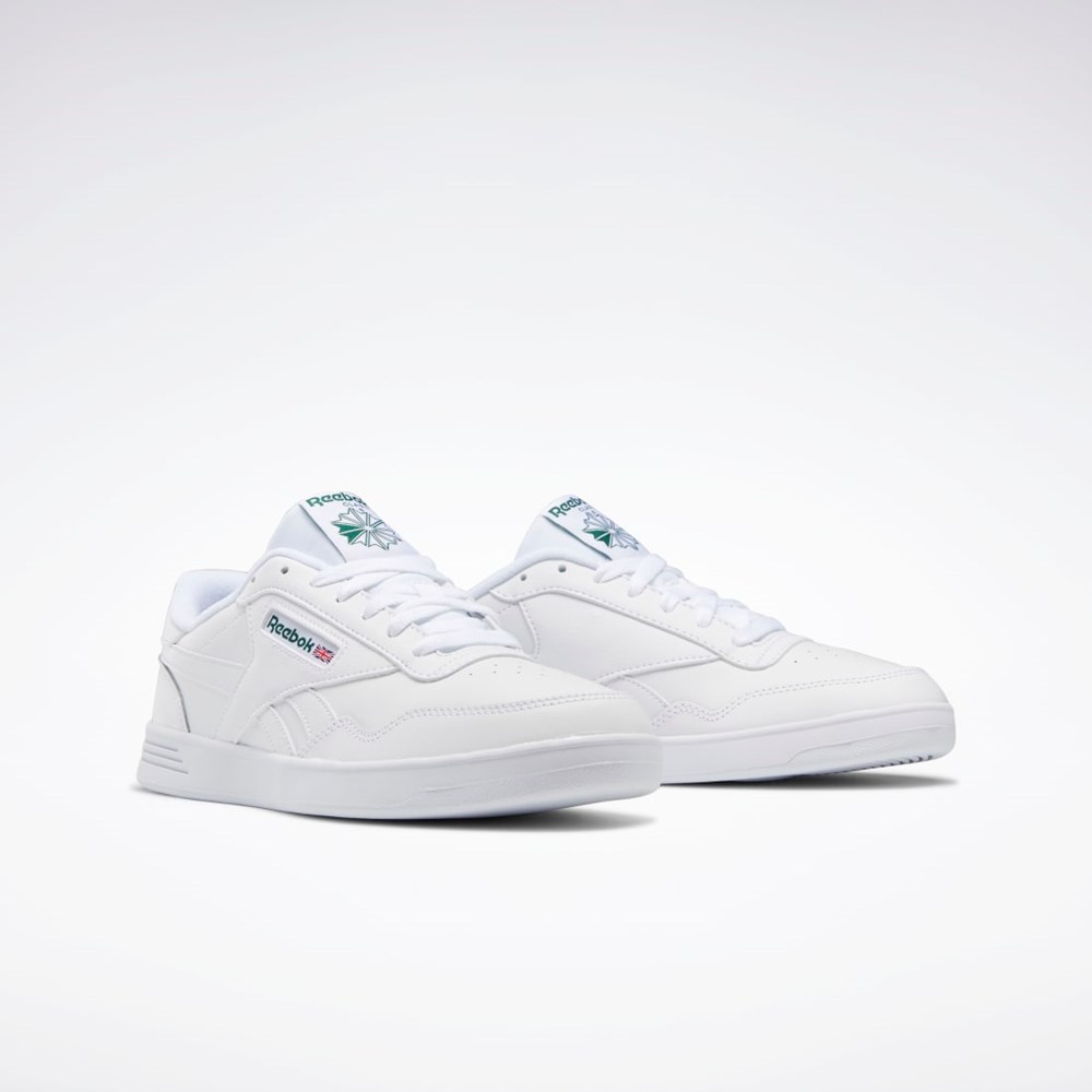 Reebok Reebok Club MEMT Brede Shoes Hvite Hvite Grønn | XUKFBS-764