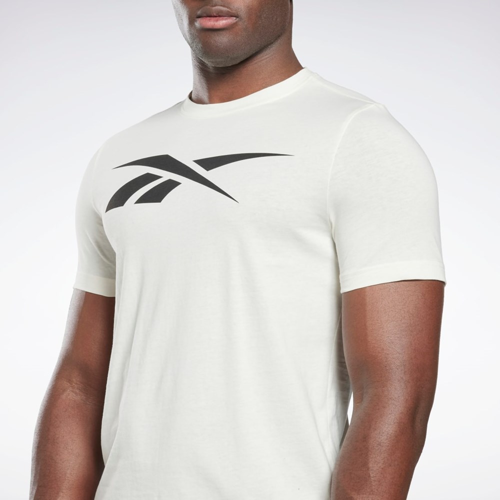 Reebok Reebok Grafiske Series Vector T-Shirt Hvite | HJSMGY-092