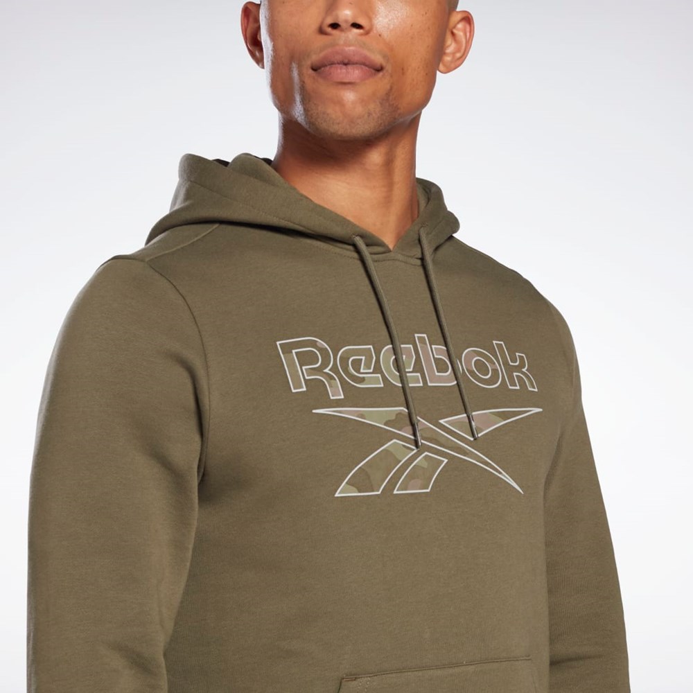 Reebok Reebok Identity Big Logo Hoodie Grønn | TDPCBA-054